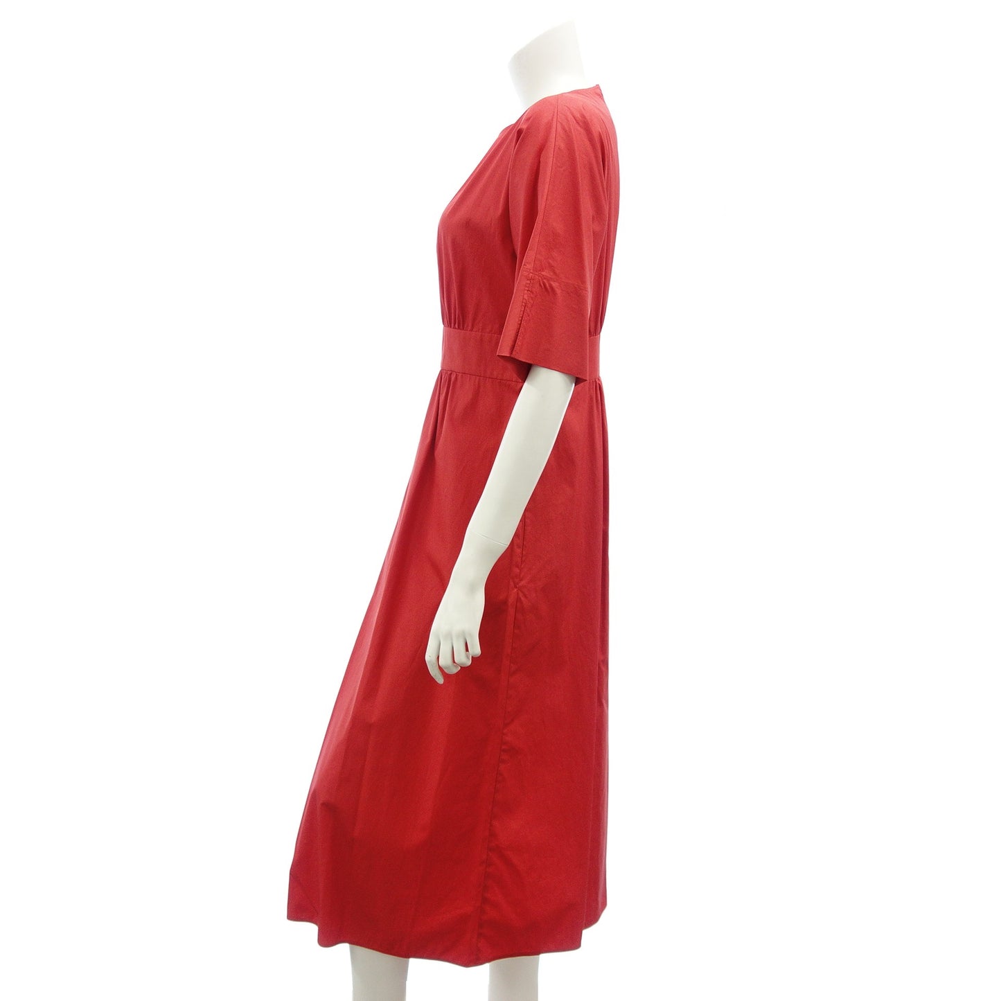 Max Mara Studio Cotton Dress Red Women's 36 MaxMara [AFB38] [Used] 