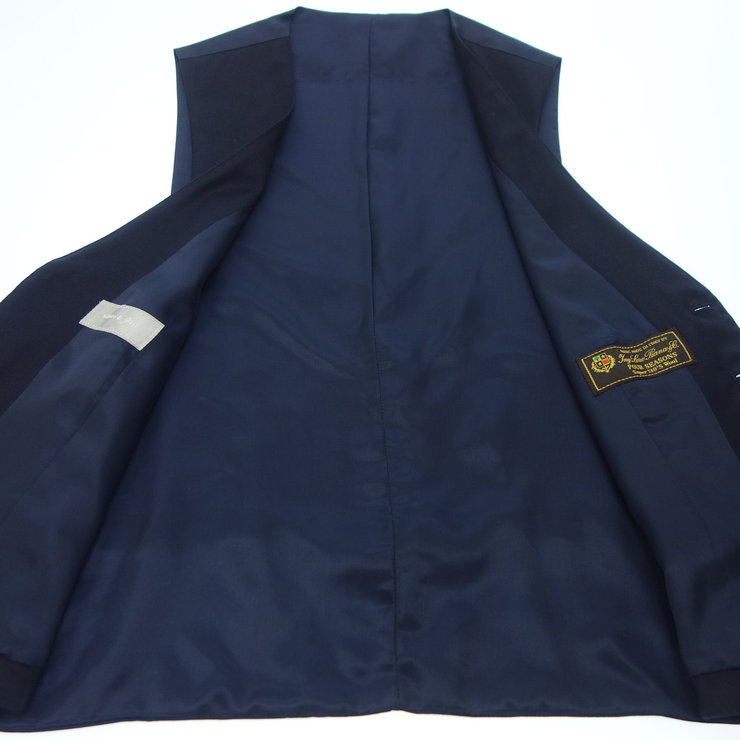 Salotto di guji gilet vest Loro Piana 48 men's navy salotto di guji [AFB37] [Used] 