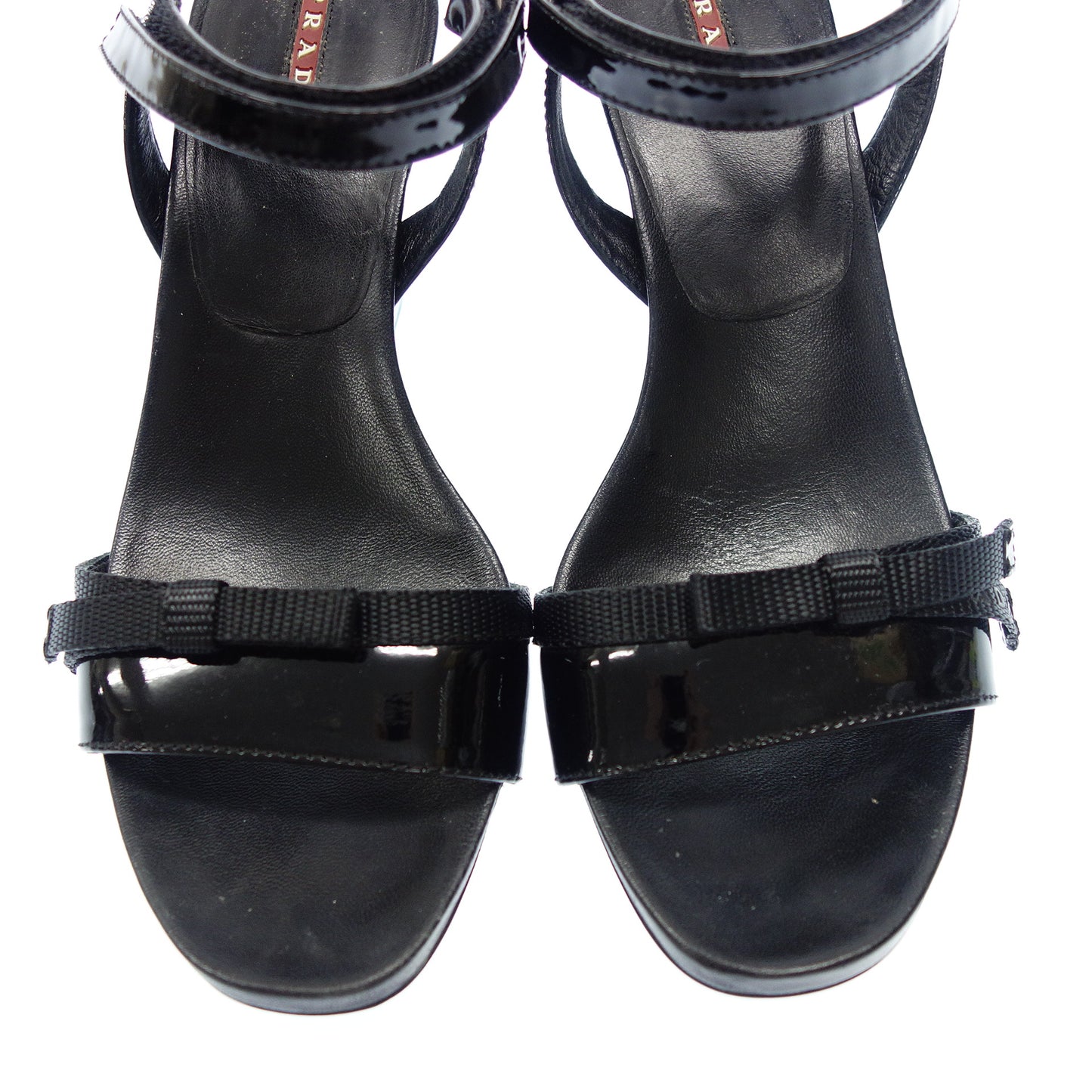 Prada 高跟鞋 珐琅 女式 黑色 PRADA [AFC13] [二手] 