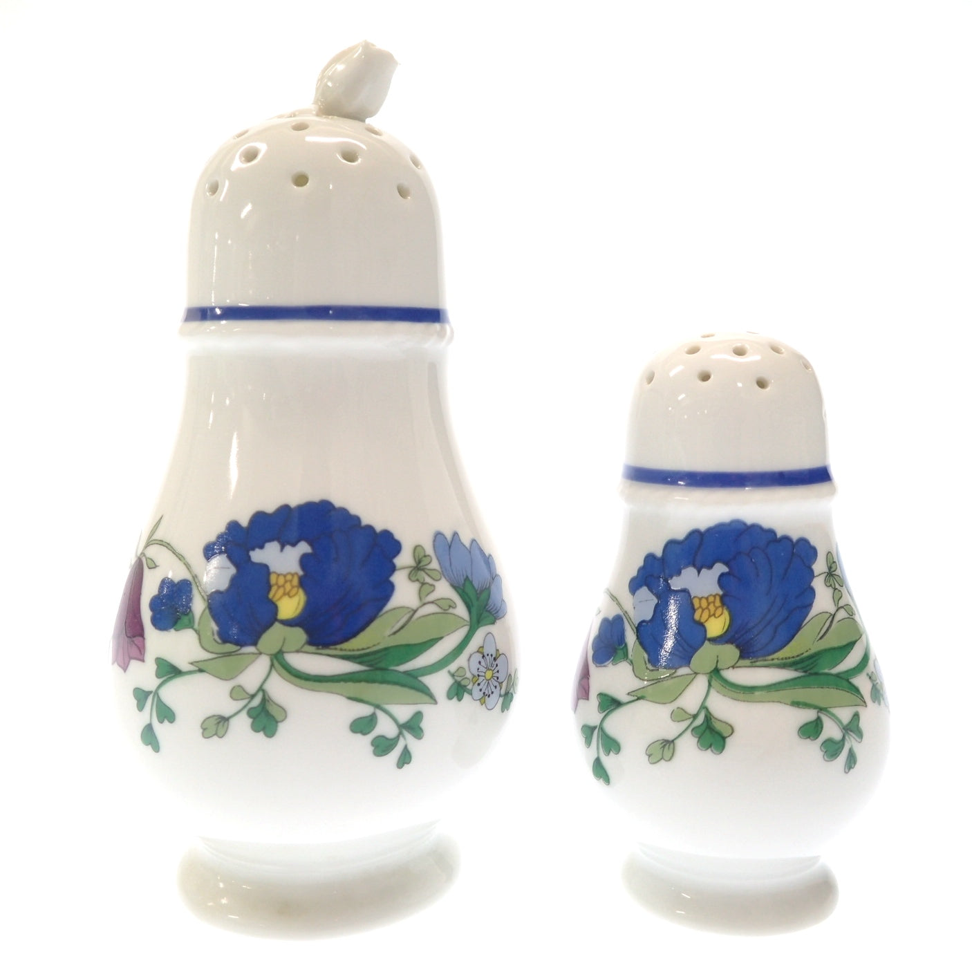 極美品◆リチャードジノリ ソルト＆ペッパー 調味料入れ 花柄 Richard Ginori【AFI18】