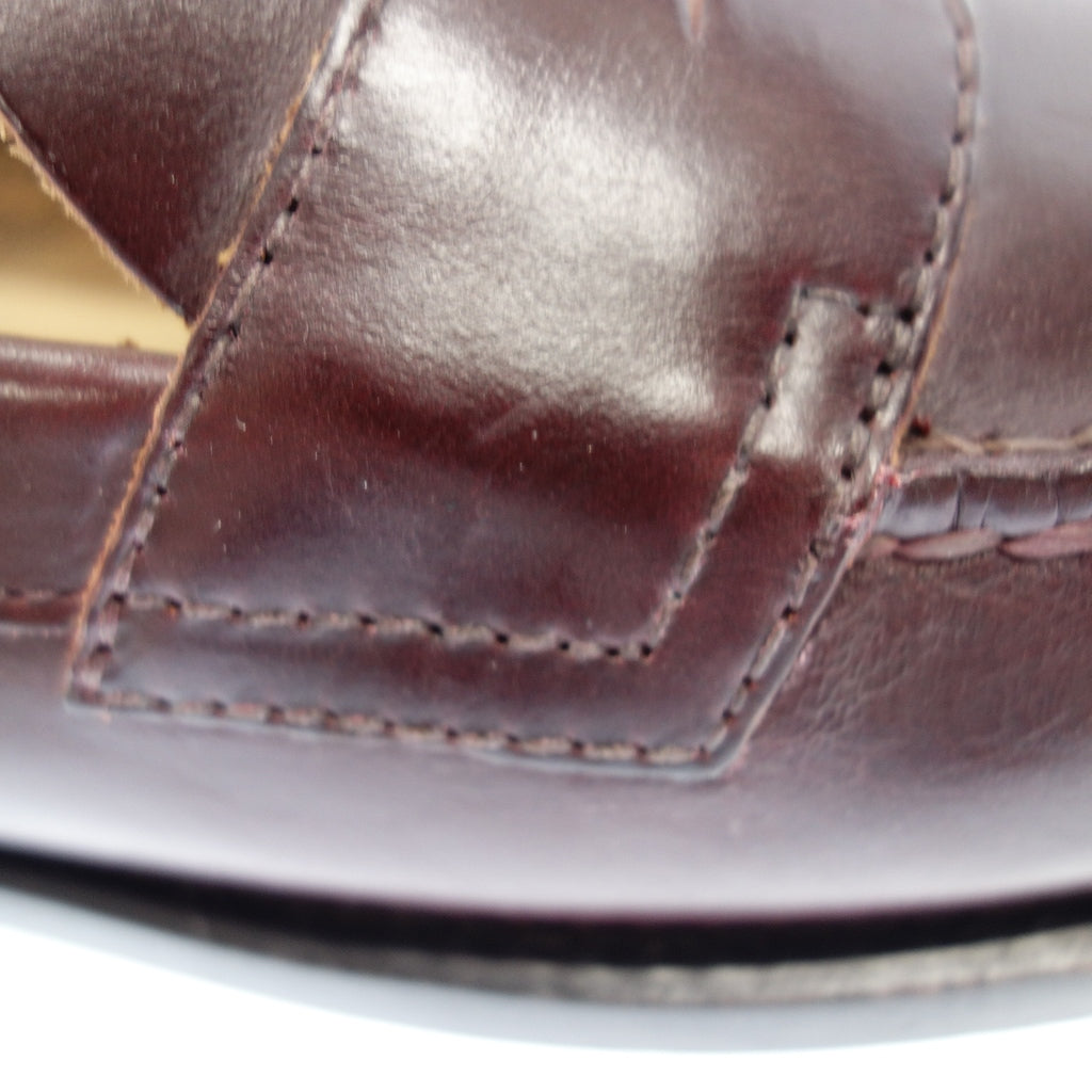 Very good condition ◆ Regal leather shoes coin loafers Horween Chrome Excel leather 51VR Men's Burgundy Size 26 REGAL [LA] 