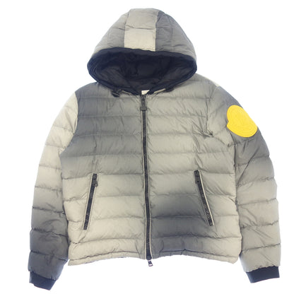 状况非常好 ◆ Moncler × Offwhite 羽绒服 Dinard 袖橡胶大徽标男式灰色 3 号 MONCLER × Offwhite [AFA12] 