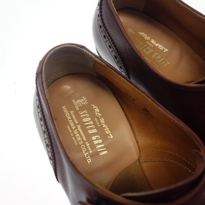 Good condition ◆ Scotch grain leather shoes Double Monk Modena 977 Museum Calf Men's 25.5 Bordeaux scotch grain [AFC1] 