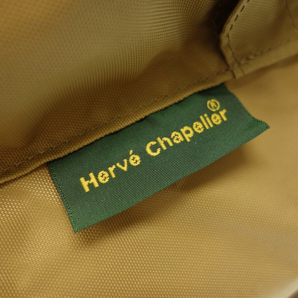 極美品◆エルベシャプリエ バックパック リュック 978N-041 ナイロン ベージュ系 Herve Chapelier【AFE9】