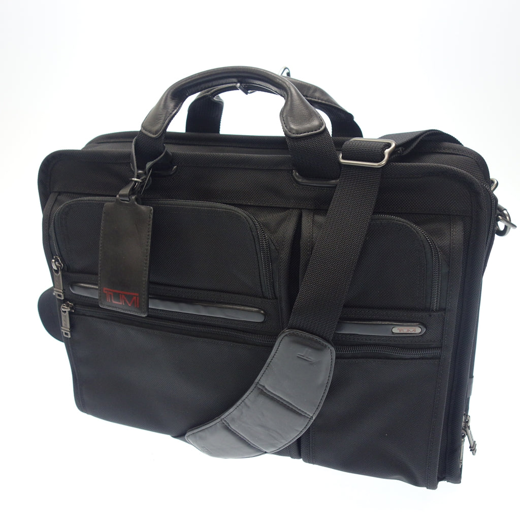 Very good condition ◆ Tumi Briefcase ALPHA Organizer Portfilio Black TUMI [AFE8] 