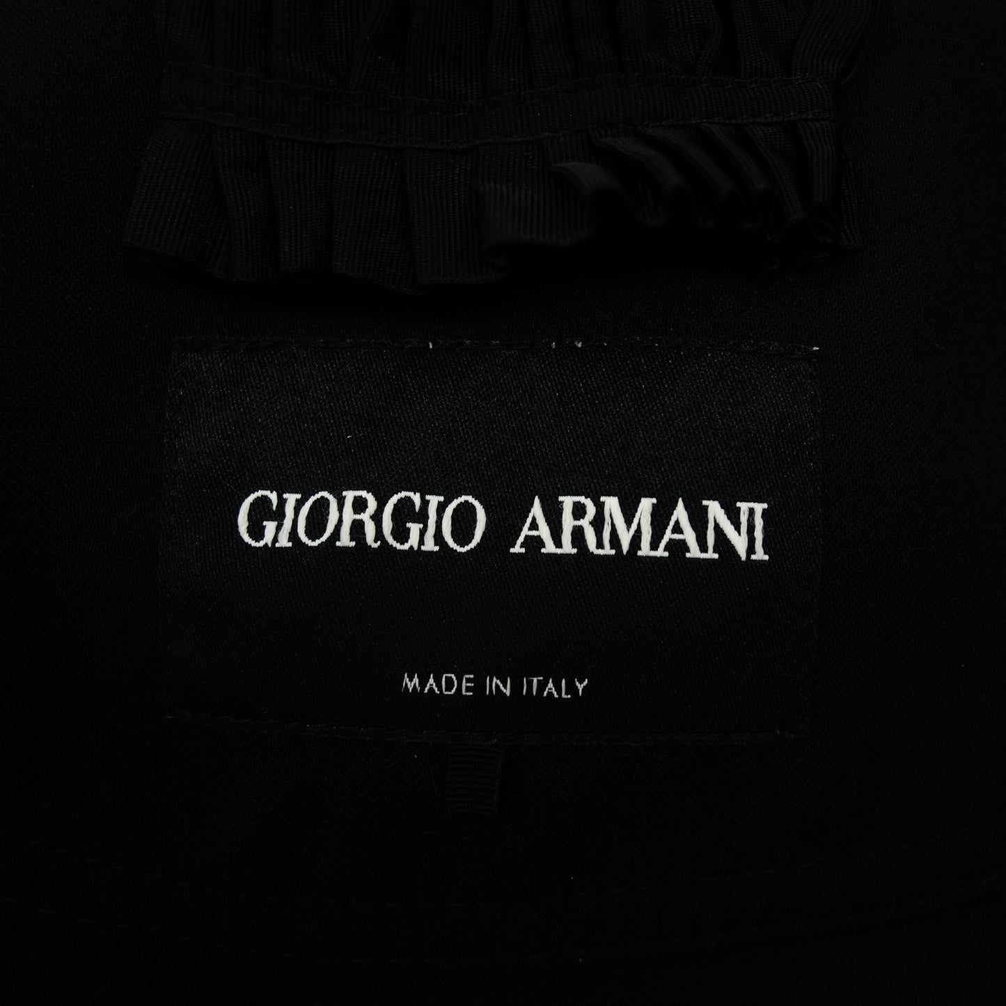 Giorgio Armani jacket 3 pockets ladies black 40 GIORGIO ARMANI [AFB15] [Used] 