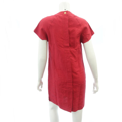 CHANEL Dress Clover Button Women's Red 36 CHANEL [AFB18] [Used] 