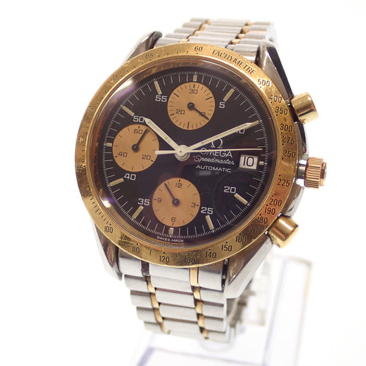 Used ◆ Omega watch Speedmaster 3316.50 automatic winding black dial silver x gold with box OMEGA [AFI18] 