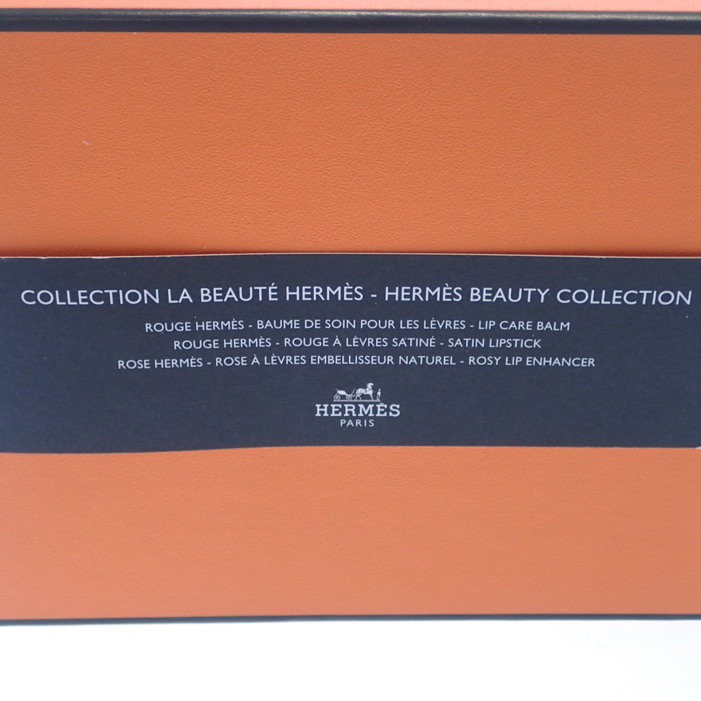 Used ◆Hermes Rouge &amp; Lip Balm &amp; Tinted Lip Balm 3 Set COLLECTION LA BEAUTE HERMES [AFI17] 