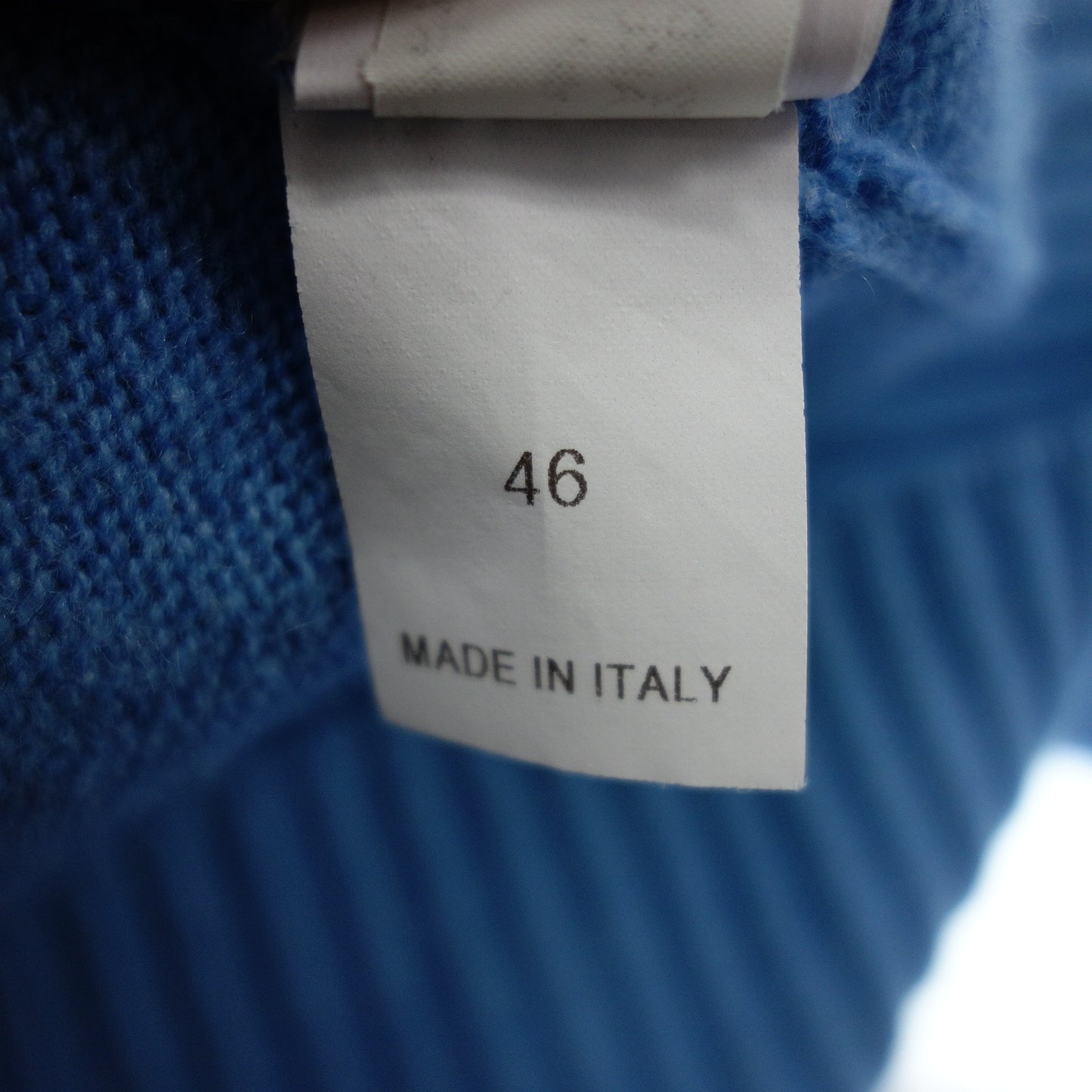 Brunello Cucinelli knit sweater wool cashmere blend men's blue 46 BRUNELLO CUCINELLI [AFB2] [Used] 