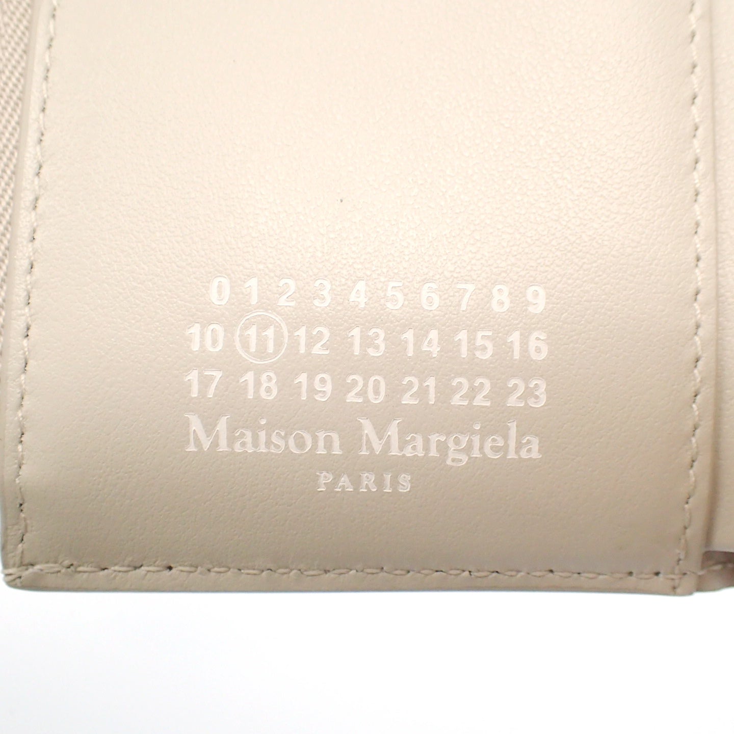 像全新一样 ◆ Maison Margiela 信封三折钱包 4 针珐琅白色 S56UI0136 P2921 带盒子 Maison Margiela [AFI18] 
