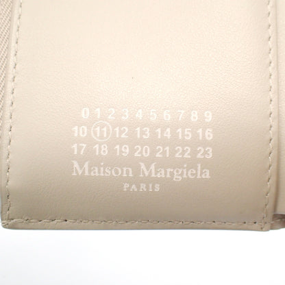 像全新一样 ◆ Maison Margiela 信封三折钱包 4 针珐琅白色 S56UI0136 P2921 带盒子 Maison Margiela [AFI18] 