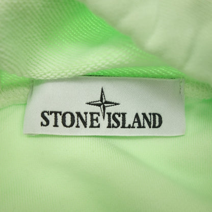 美品◆ストーンアイランド プルオーバーパーカー 肩ロゴ メンズ ライトグリーン サイズL STONE ISLAND【AFB46】