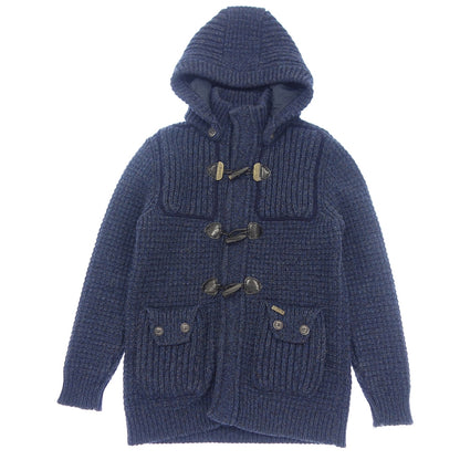 Good condition ◆ Bark Duffle Coat Men's Wool Blue Size M Bark [AFA16] 