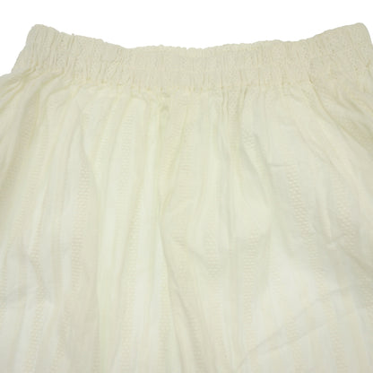 Good condition ◆ Robe de chambre COMME des GARCONS Skirt Cotton RS-110150 Women's White robe de chambre COMME des GARCONS [AFB16] 