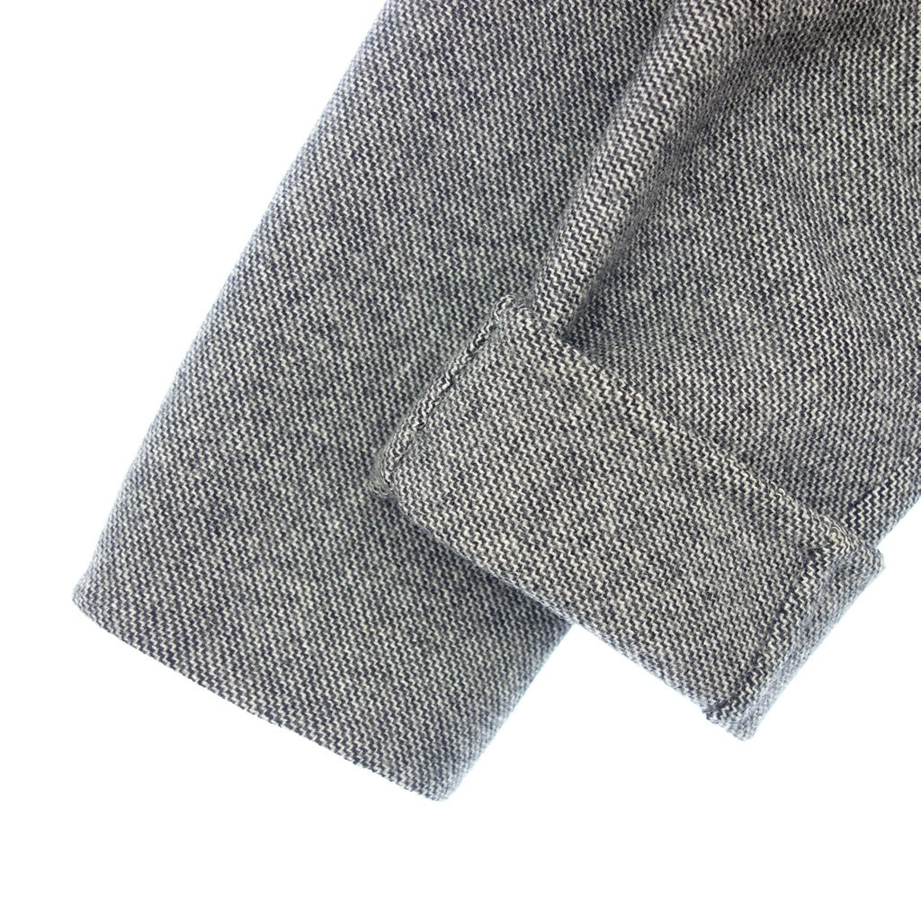 Good Condition◆Christian Dior Collarless Jacket Wool Women's Gray Size 36 Christian Dior [AFB12] 
