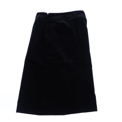Used ◆ Gucci velor skirt lace up ladies 38 black GUCCI [AFB5] 