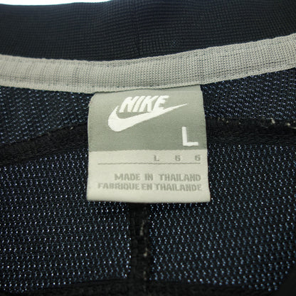 Good condition ◆ Nike long sleeve cut and sew chest logo 2000's men's size L black NIKE [AFB3] 