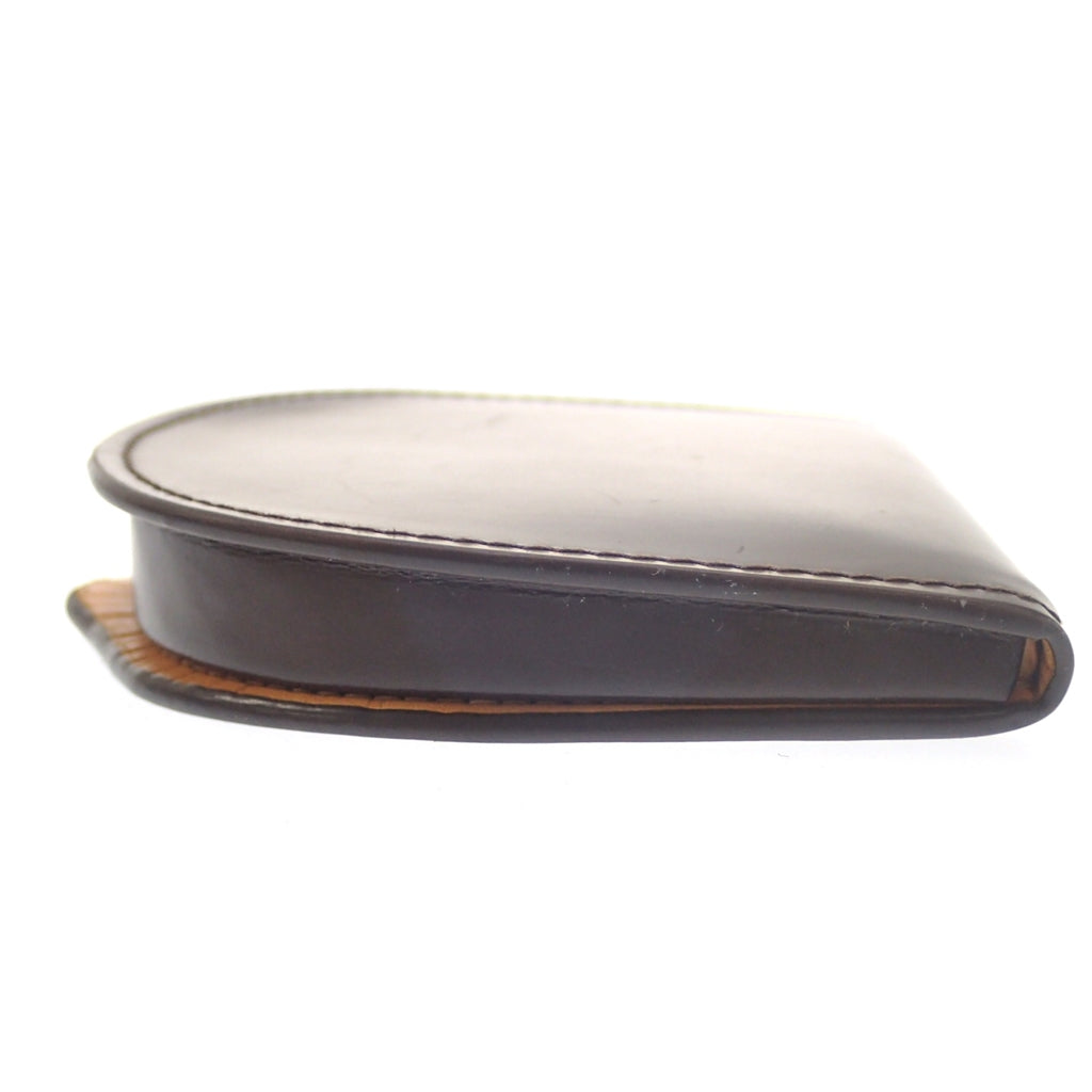 Good condition ◆ Ettinger Coin Purse Coin Case Bridle Leather BH2127J Horseshoe Shape Brown ETTINGER [AFI12] 