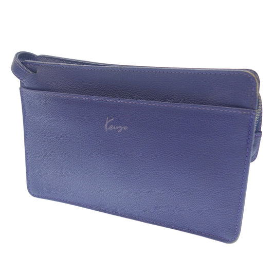 Used ◆Kenzo clutch bag violet KENZO [AFE10] 