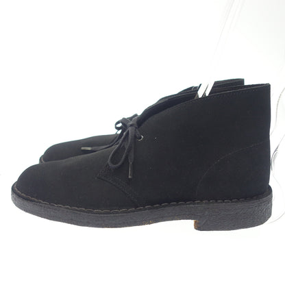 Very good condition◆Clarks Desert Boots 31691 Suede Men's Black Size US8.5 Clarks [AFC8] 