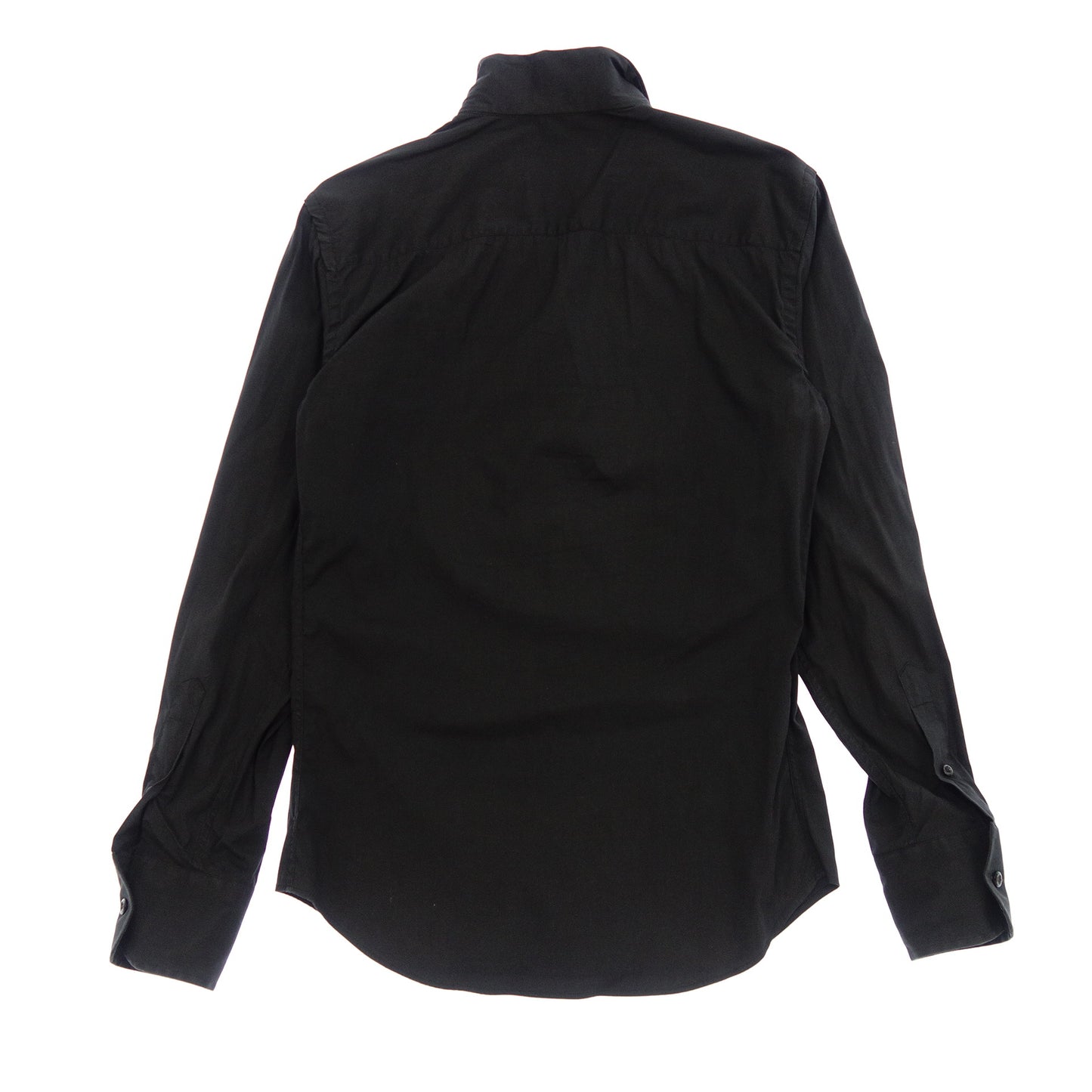 Used ◆ Emporio Armani cutter shirt open collar men's black size S EMPORIO ARMANI [AFB40] 