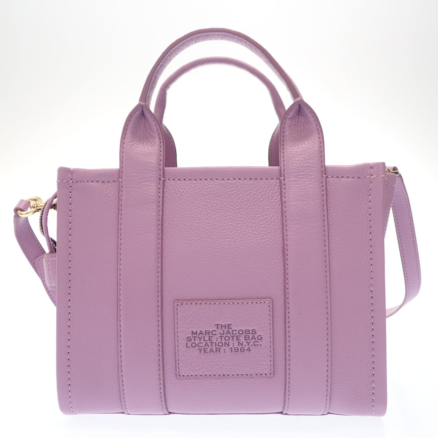 Very good condition ◆ Marc Jacobs Tote Bag The Leather Medium Purple MARC JACOBS [AFE10] 