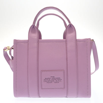 Very good condition ◆ Marc Jacobs Tote Bag The Leather Medium Purple MARC JACOBS [AFE10] 