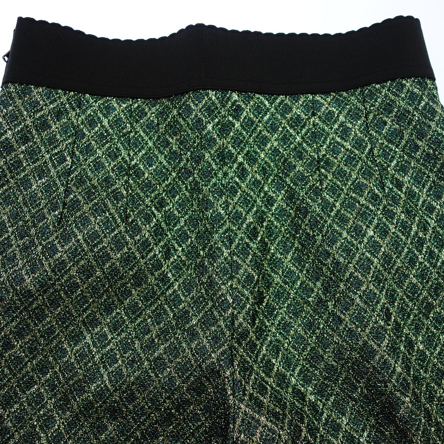 Dolce &amp; Gabbana Leggings Pants Glitter Lamé Women's Green 40 DOLCE&amp;GABBANA [AFB6] 