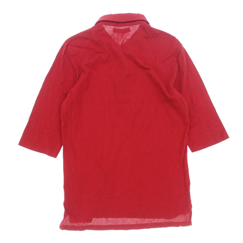 Good Condition◆JUN HASHIMOTO JHS Polo Shirt Men's No Size Notation Red JUN HASHIMOTO JHS [AFB51] 