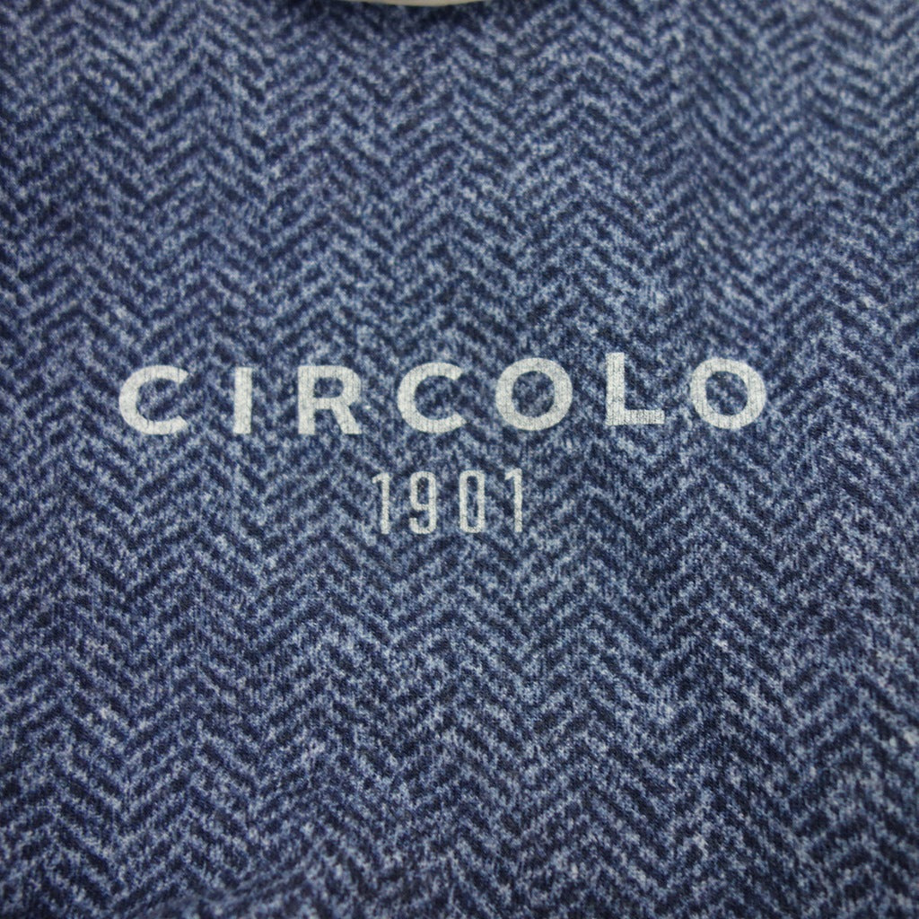 Used ◆CIRCOLO Jacket 2B CN1836 Jersey Cotton Men's Blue Size 42 CIRCOLO [AFA13] 