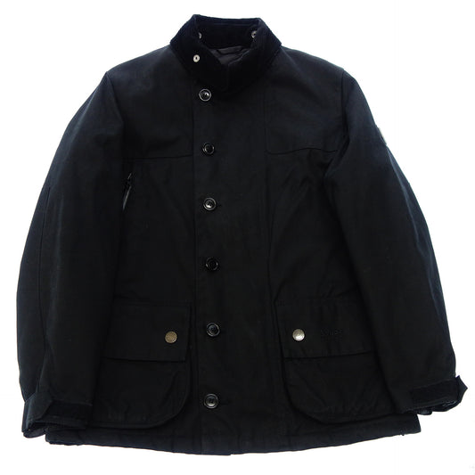 Very good condition ◆ Barbour Blouson Land Rover Oiled Jacket Men's Black S BARBOUR FOR LAND ROVER [AFA15] 