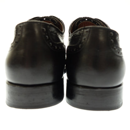 Good condition ◆ Stefano Bemer leather shoes full brogue men's black 40 Stefano Bemer [LA] 