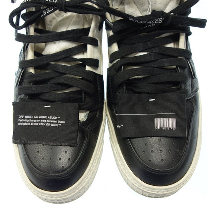 中古◆オフホワイト スニーカー LOW 3.0 メンズ サイズ41 ブラック OFF-WHITE【AFC42】