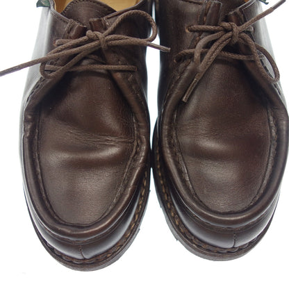 Good Condition ◆ Paraboots Leather Shoes Michael Tyrolean Men's Brown Cafe Size 38.5 Paraboot MICHAEL [LA] 