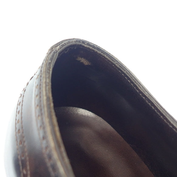 Good condition ◆ Anthony Cleverley Leather Shoes Side Elastic CHURCHILL Men's 6 Brown ANTHONY CLEVERLEY [LA] 