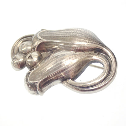 Georg Jensen Brooch Flower 100B SV925 Silver GEORG JENSEN [AFI15] [Used] 