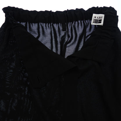 ISSEY MIYAKE Long Skirt 2 Women's Black ISSEY MIYAKE [AFB5] [Used] 