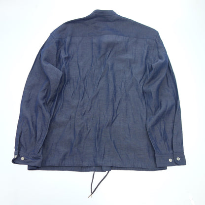 Good condition ◆ Stephen Alan shirt band collar men's S navy STEAVEN ALAN [AFB9] 