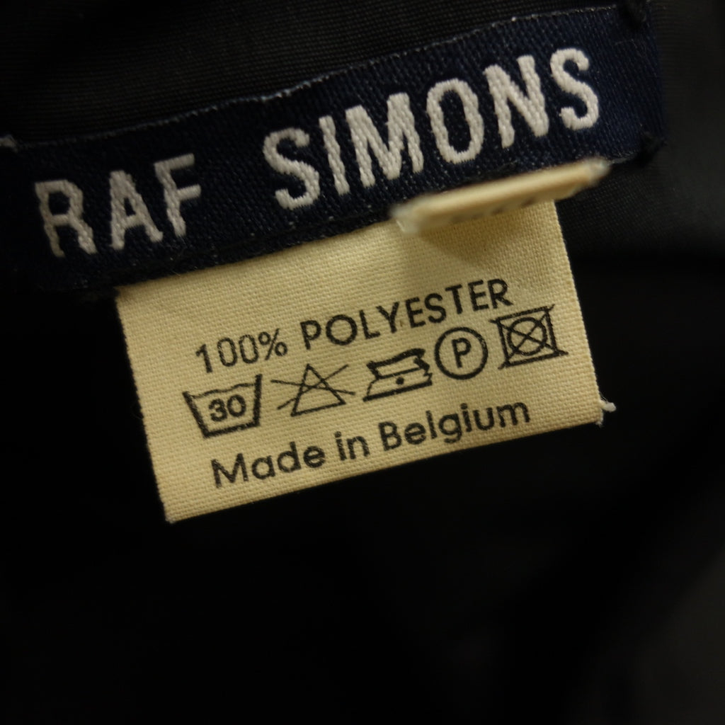 Good Condition◆Raf Simons Half Coat Lapel Archive Men's Black Size 50 RAF SIMONS [AFB4] 