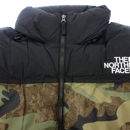 Unused ◆ The North Face Down Jacket Novelty Nuptse ND92336 Men's Khaki Size L Camouflage Pattern THE NORTH FACE [AFA15] 