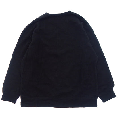 Used ◆Salute Helm Knit Trainer Long Sleeve Men's 48 Black SALUTE HELM [AFB17] 