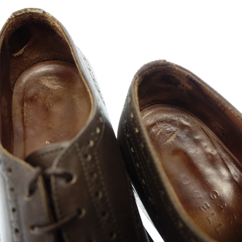 二手 ◆Margaret Howell 皮鞋 全布洛克 05102 女式 38 棕色 MARGARET HOWELL [AFC27] 