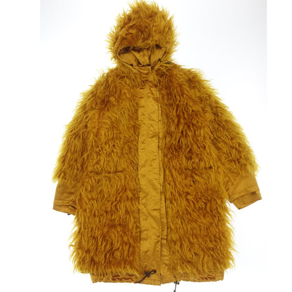 Bottega Veneta Fur Coat Silk Women's 38 Gold BOTTEGA VENETA [AFA9] [Used] 