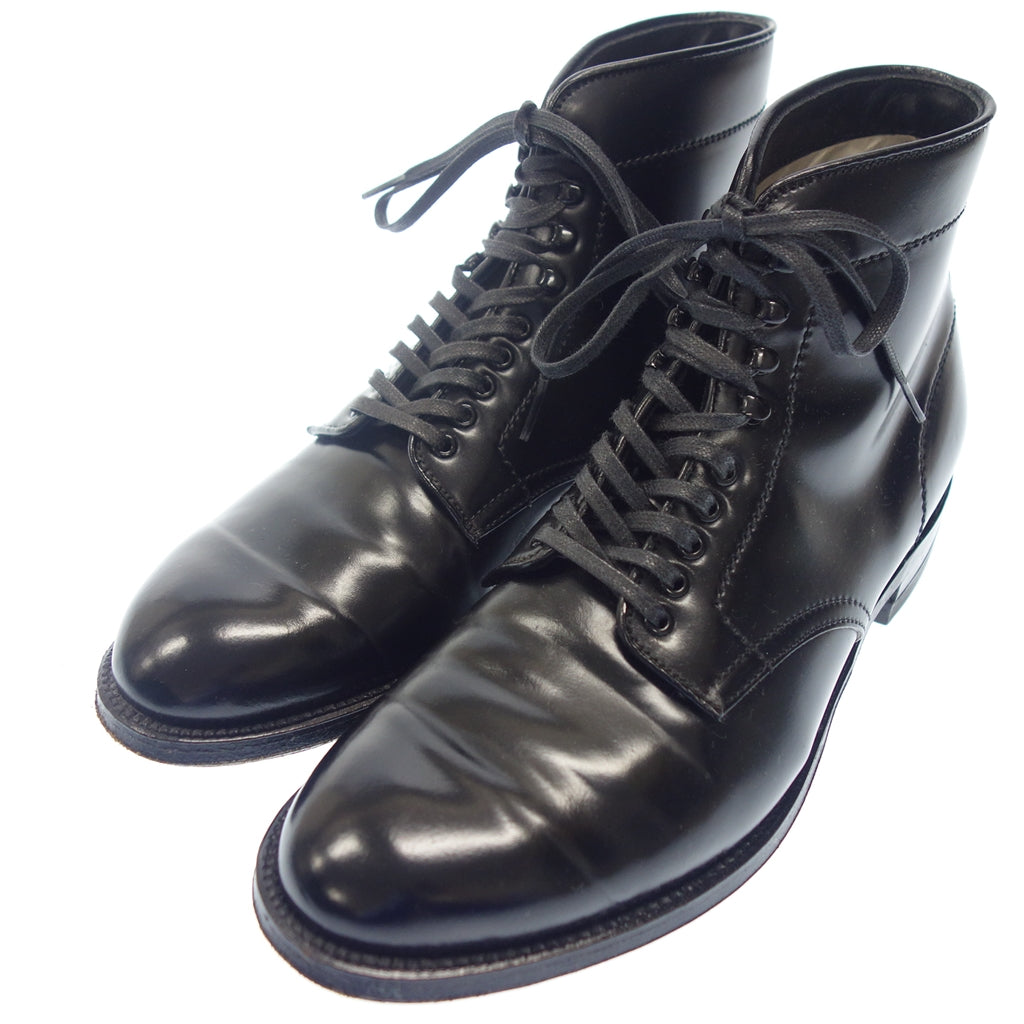 Very good condition ◆ Alden leather shoes lace up boots 4562H cordovan men's black US8D ALDEN [LA] 