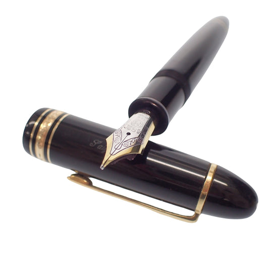 中古◆モンブラン 万年筆 マイスターシュテュック 149 ペン先18K ブラック MONTBLANC MEISTERSTUCK【AFI13】