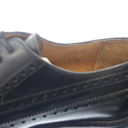 如同全新一样◆Ralph Lauren 皮鞋 Wingtip 2741 男式 9EE 黑色 RALPH LAUREN [AFC34] 