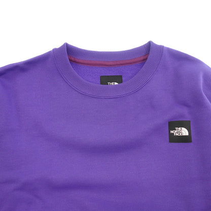 Very good condition◆The North Face Sweat Crew Neck Long Sleeve Square Logo NT62041 Men's Purple S THE NORTH FACE [AFB7] 