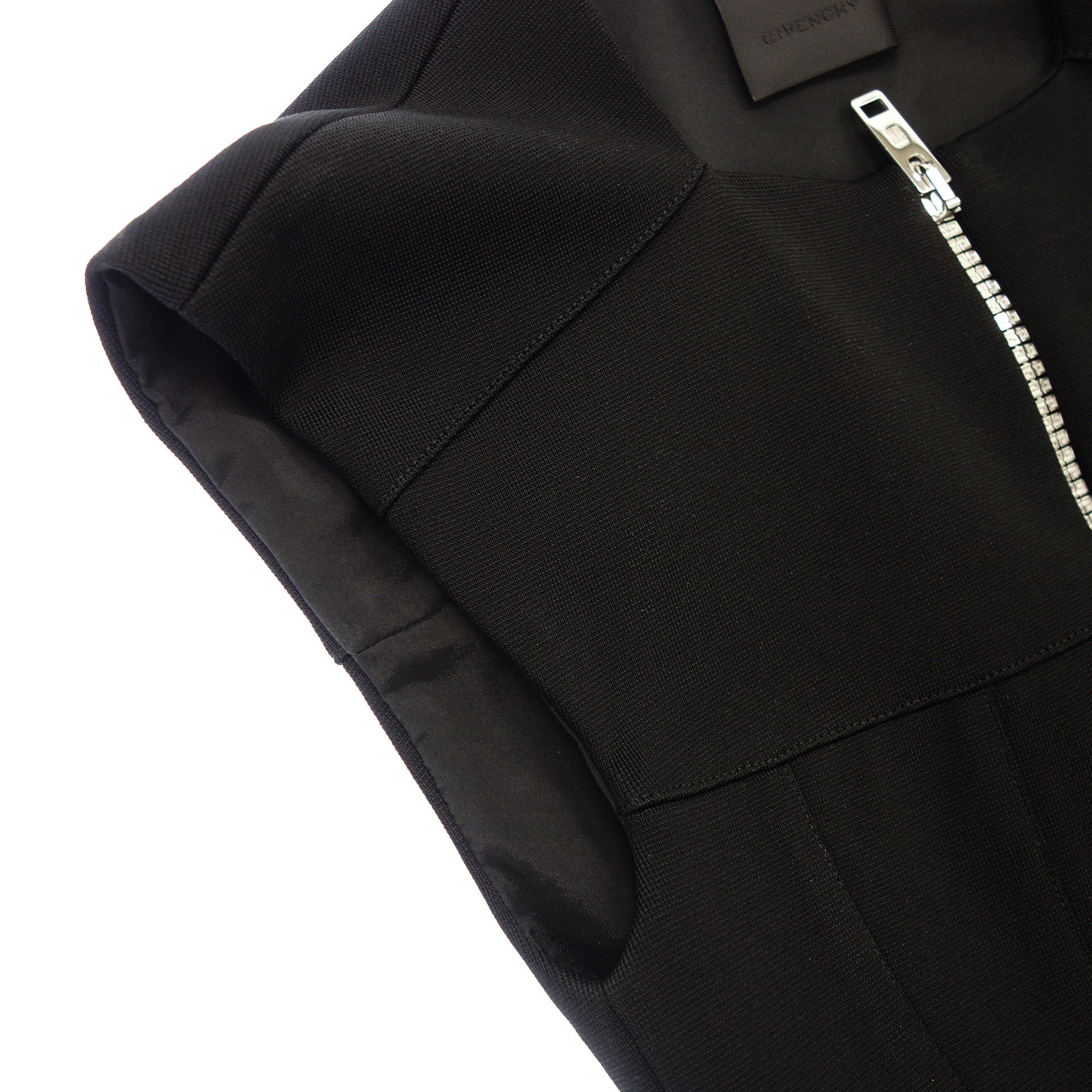Good condition ◇ Givenchy Dress Peplum Sleeveless Logo Zip