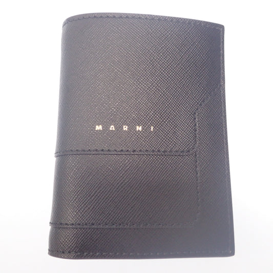 Very good condition ◆ Marni compact wallet Saffiano leather MARNI [AFI1] 